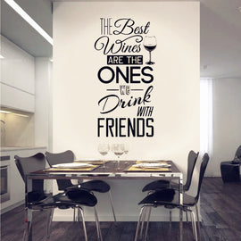 Friends Kitchen Quotes Wall Decal