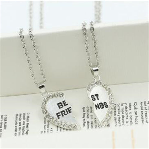 Heart Shape Best Friend Pendant Necklace