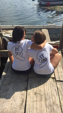 Summer Best Friends Printed T Shirt
