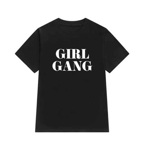 Girl Gang Printed T Shirt