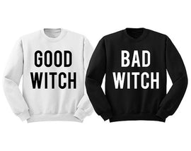 "GOOD WITCH & BAD WITCH" Duo Sweatshirt