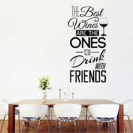 Friends Kitchen Quotes Wall Decal