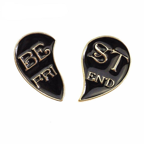 Broken Heart Best Friend Pins