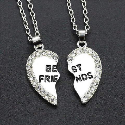 Heart Shape Best Friend Pendant Necklace