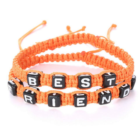 Best Friends Weave String Chain Bracelet Set