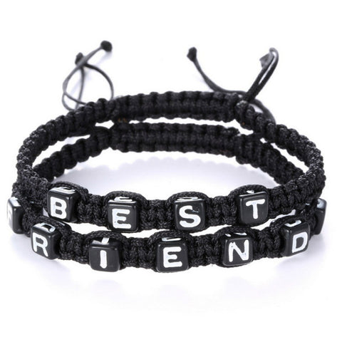 Best Friends Weave String Chain Bracelet Set