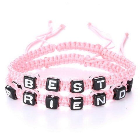 Best Friends Weave String Chain Bracelet Set